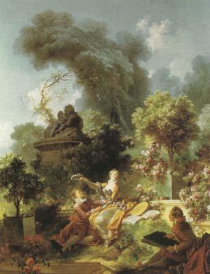 Jean-Antoine Watteau The Lover Crowned (mk08) oil painting image